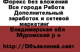 Форекс без вложений. - Все города Работа » Дополнительный заработок и сетевой маркетинг   . Владимирская обл.,Муромский р-н